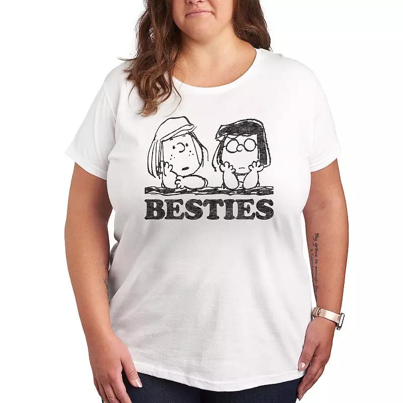 Plus Dandelion Crescent Moon Graphic Tee, Women's,  Product Image