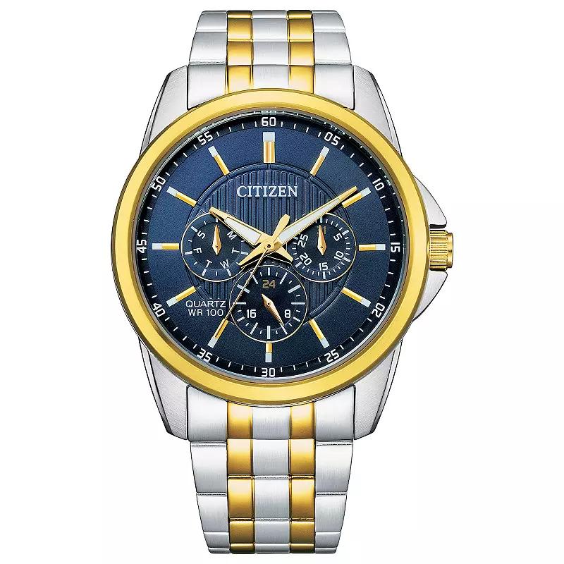 Citizen Mens Two-Tone Stainless Steel Watch - BI1036-57L Gold Silver Product Image