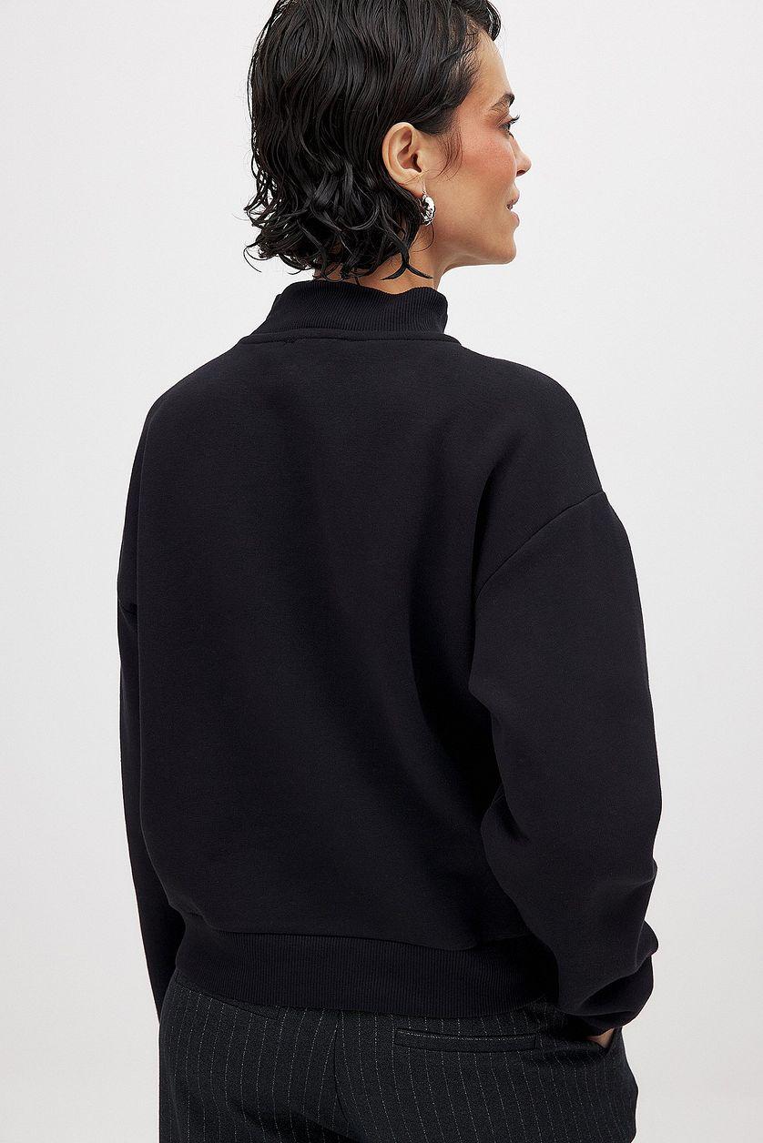 Zip Detail Sweatshirt Product Image