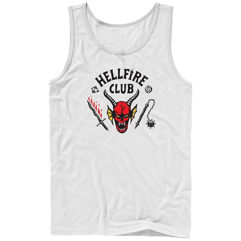 Men's Netflix Stranger Things Hellfire Club Logo Graphic Tank Top,  Product Image