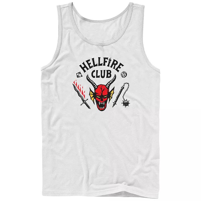 Men's Netflix Stranger Things Hellfire Club Logo Graphic Tank Top,  Product Image