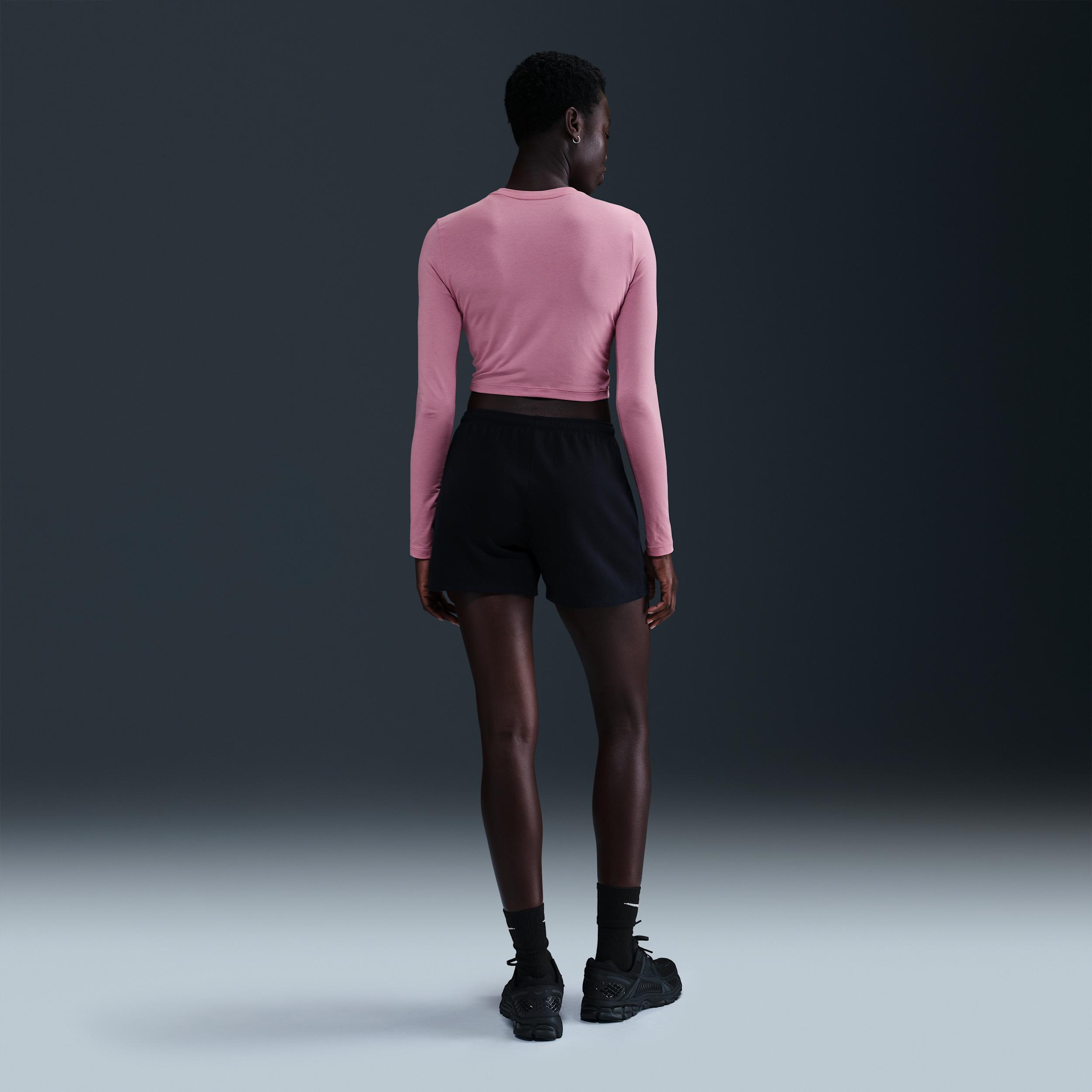 Women's Nike Sportswear Chill Knit Slim Long-Sleeve Cropped Top Product Image