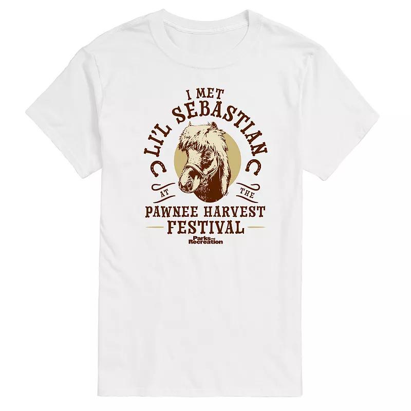Men's Parks And Recs Lil Sebastian Graphic Tee,  Product Image