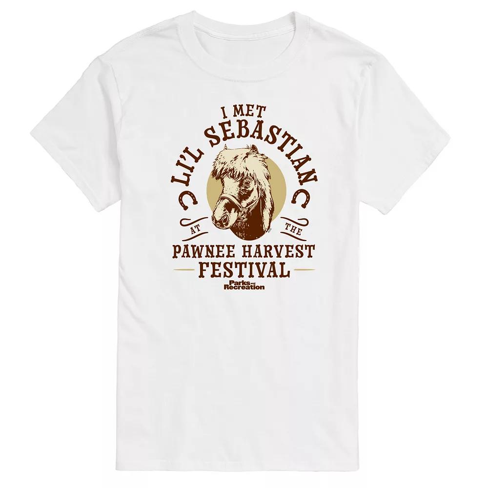 Men's Parks And Recs Lil Sebastian Graphic Tee,  Product Image