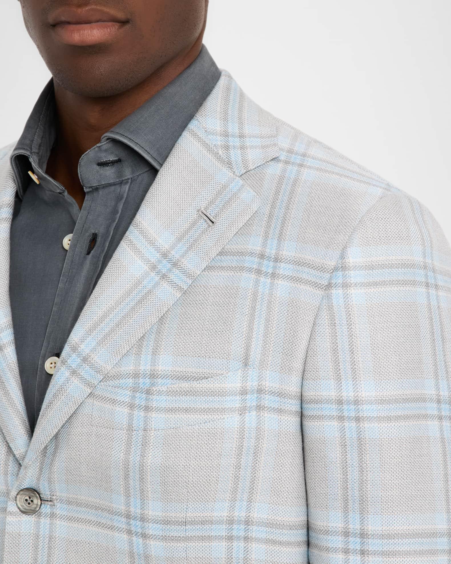 Men's Denim Wash Classic-Fit Sport Shirt Product Image