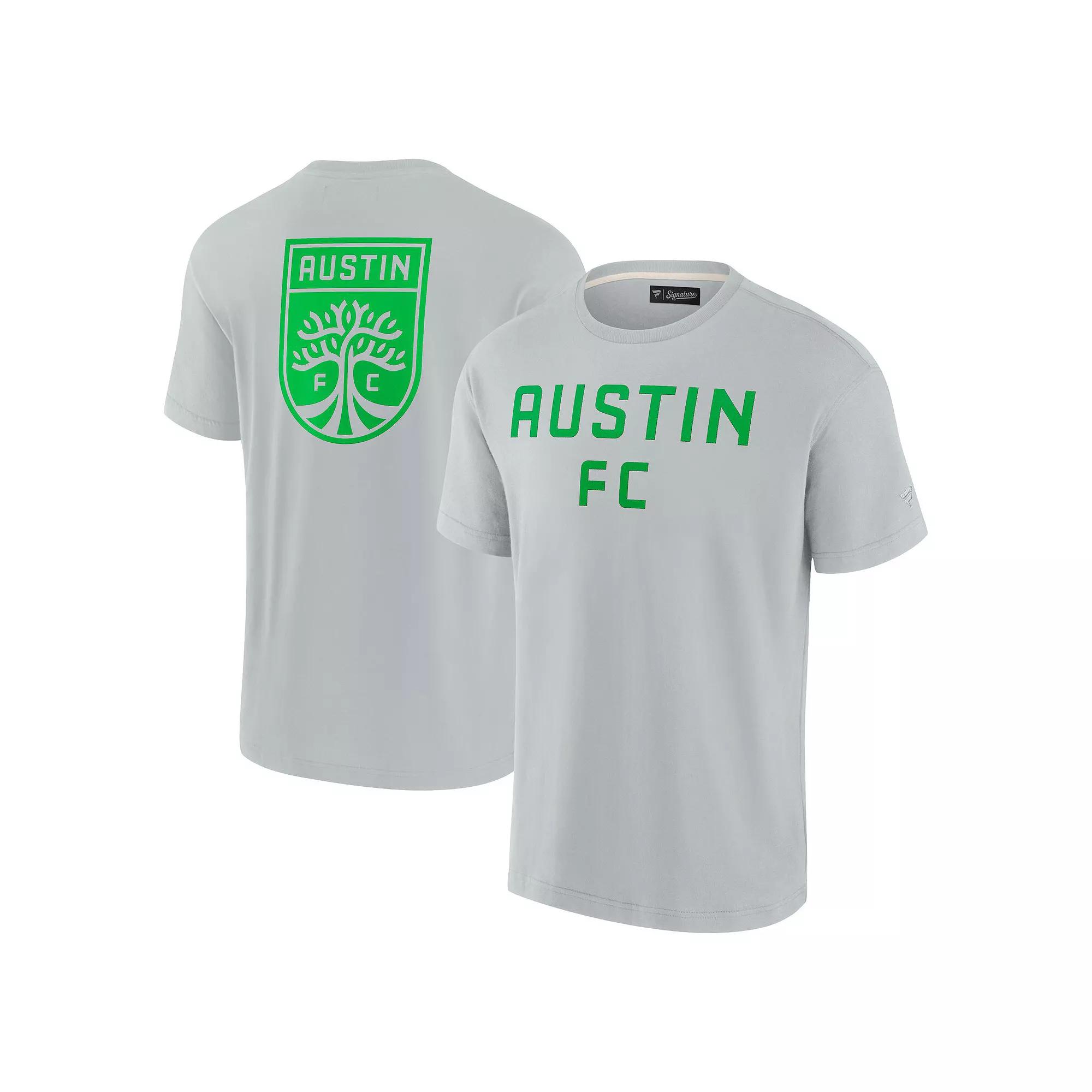 Unisex Fanatics Signature Gray Austin FC Elements Super Soft Short Sleeve T-Shirt, Adult Unisex,  Product Image