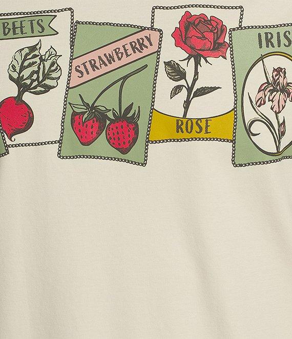 Murano From The Garden Collection Slim Fit Patch Screen Print Short Sleeve T-Shirt Product Image