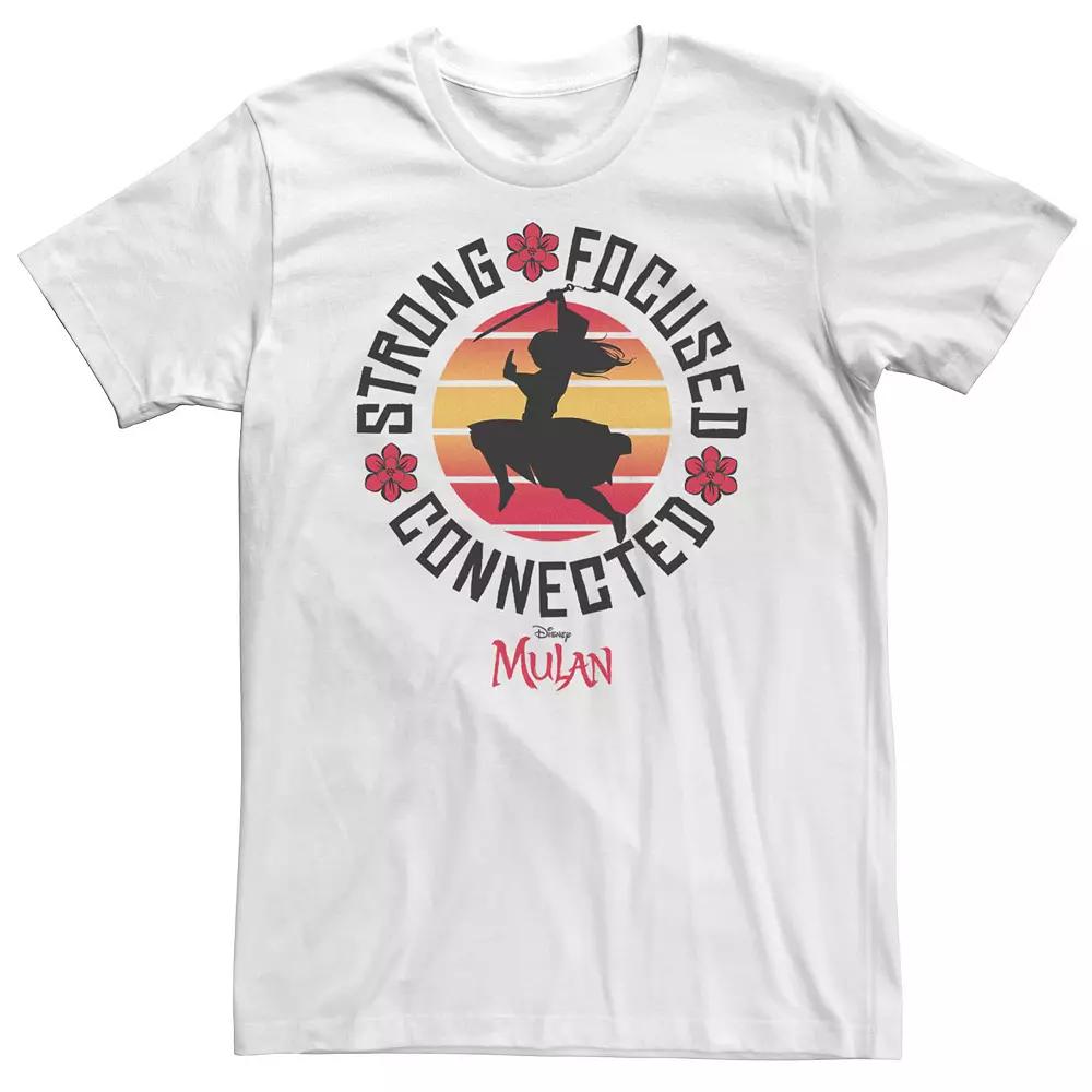 Big & Tall Disney Mulan Live Action Strong Focused Connected Silhouette Tee, Men's,  Product Image
