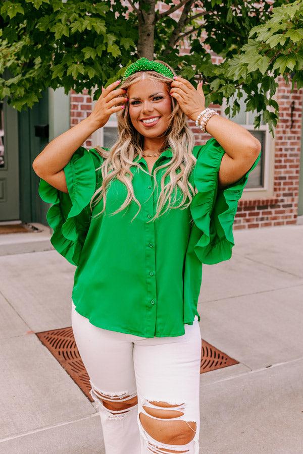 In Need Of Vino Button Up Curves Product Image