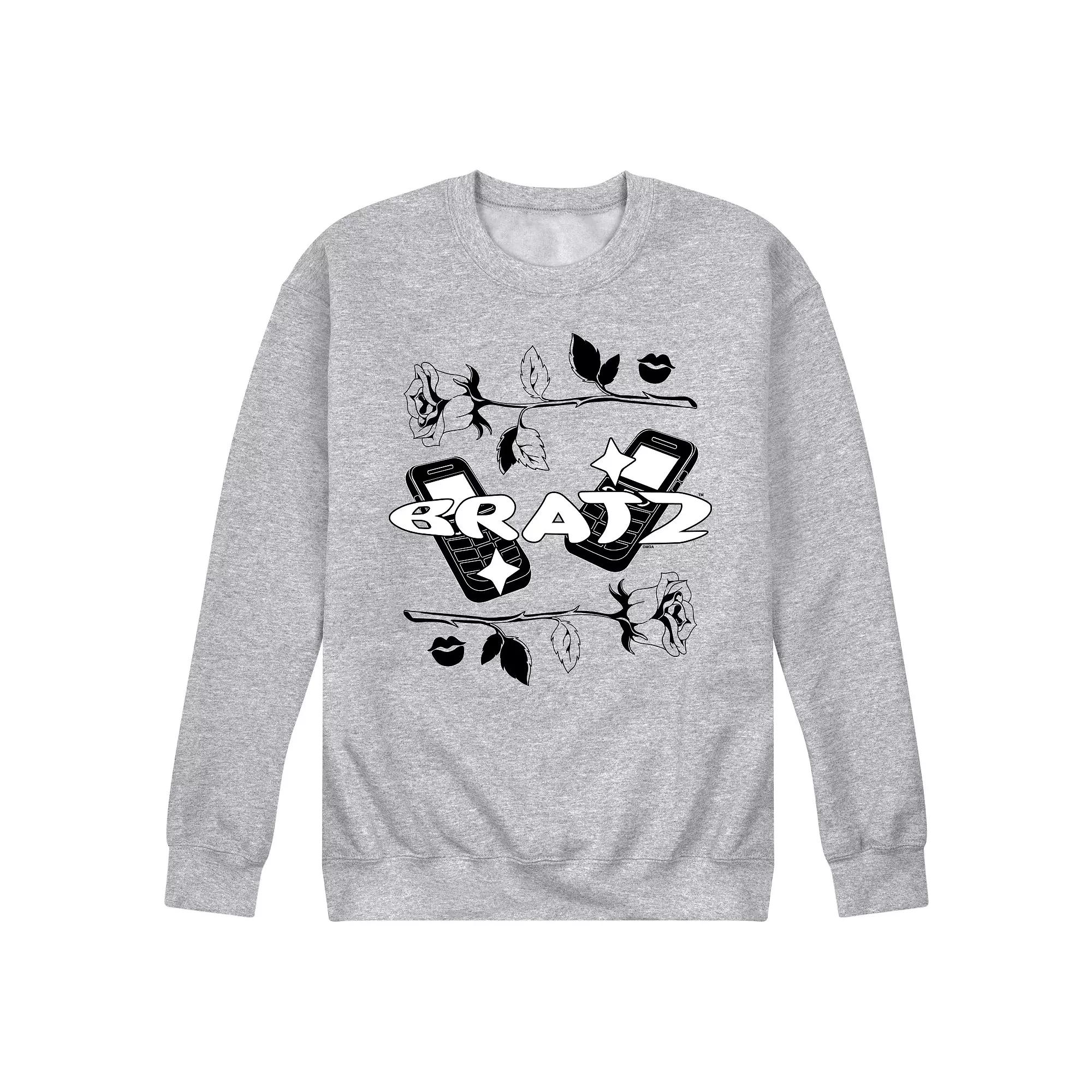 Men's Bratz Y2K Logo Fleece Sweatshirt,  Product Image