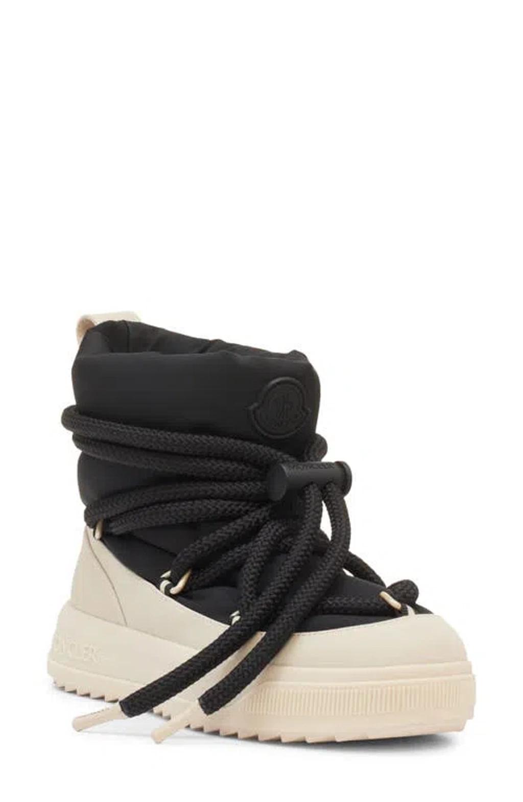 MONCLER Monpulse Padded Shell Ankle Boots In Black Product Image