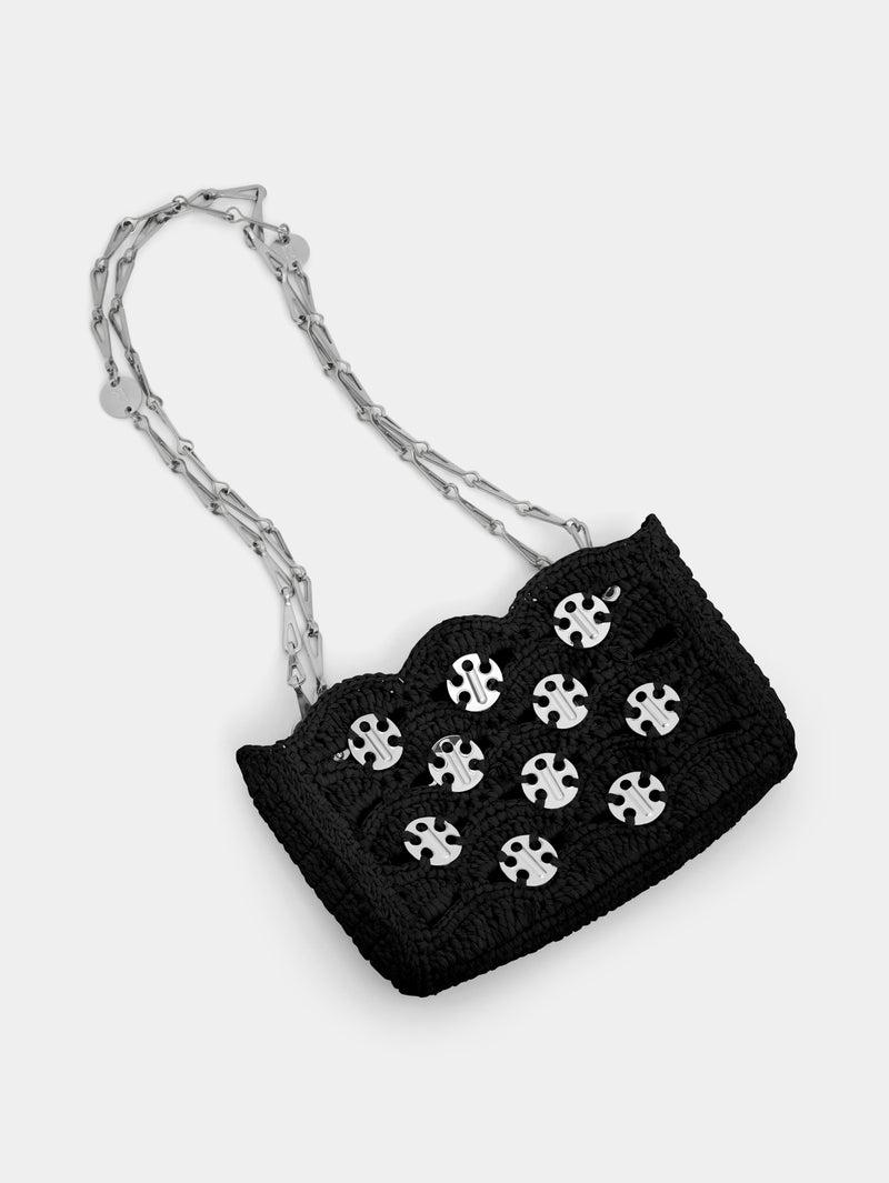 1969 BLACK NANO BAG IN RAFFIA Product Image