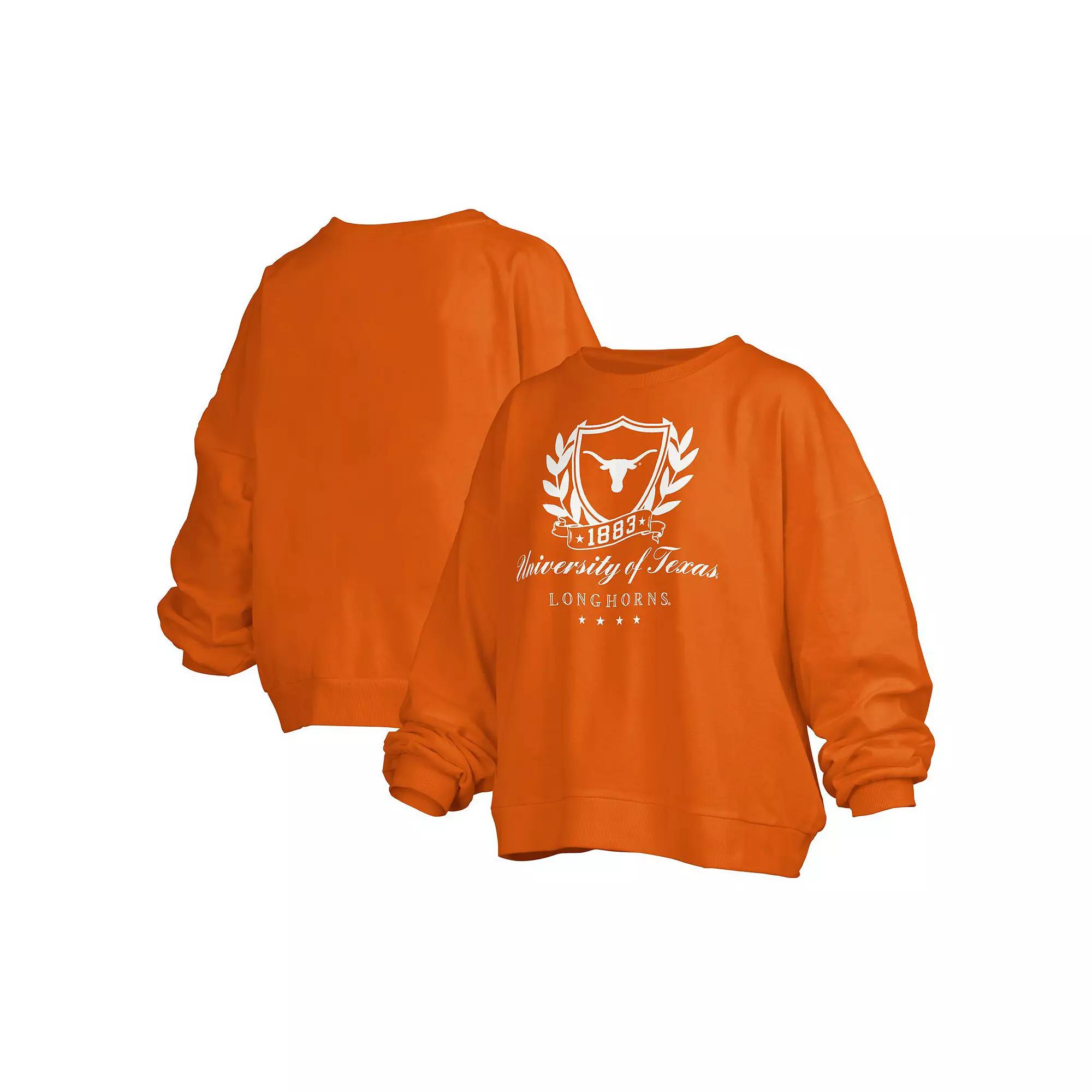 Women's Pressbox Texas Orange Texas Longhorns Big Aug Script Janice Over Product Image