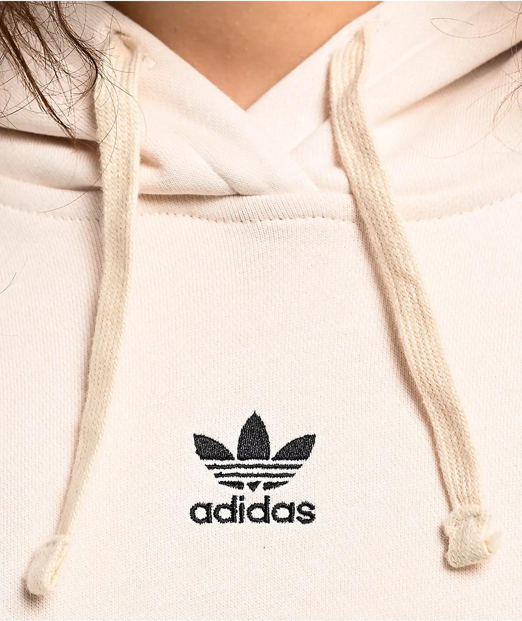adidas Essentials Oversized Crème Hoodie Product Image