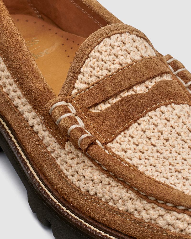 G.H. BASS x Corridor Larson Raffia Loafer Product Image