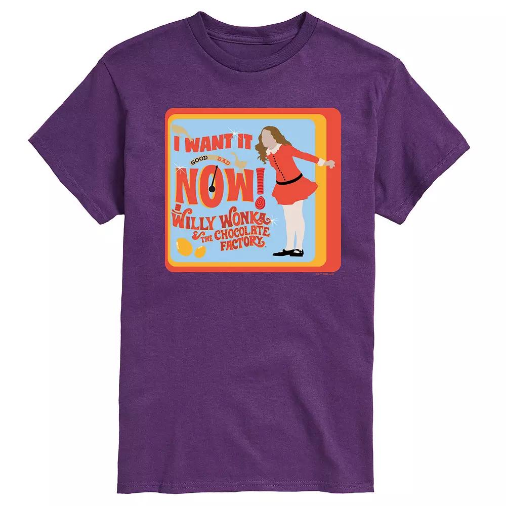 Men's Willy Wonka Veruca Salt Graphic Tee,  Product Image
