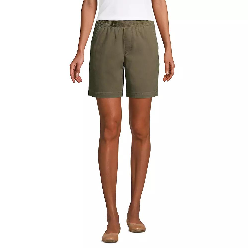 Women's Lands' End Pull-On Chino Shorts,  Product Image