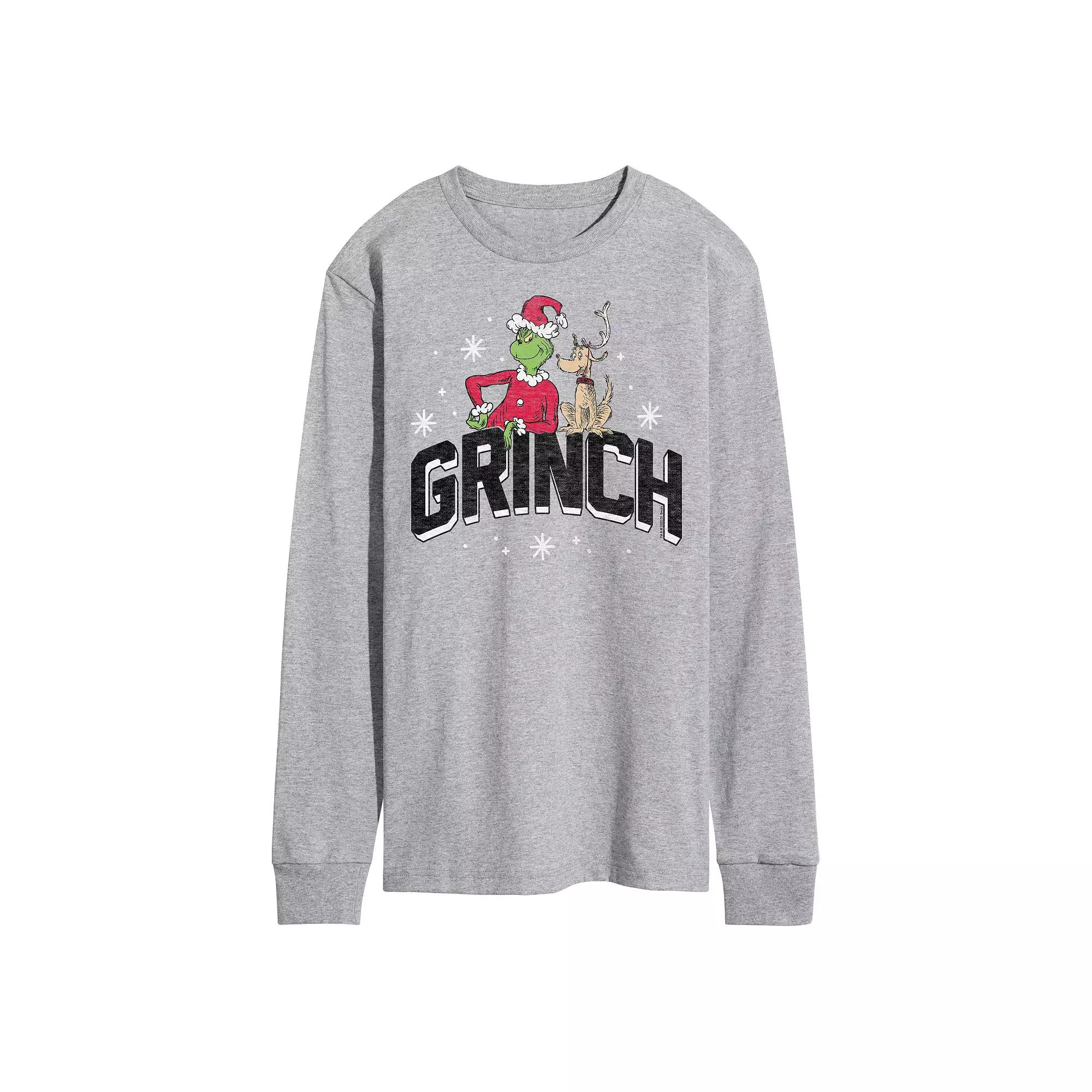 Men's Dr. Seuss Grinch Long Sleeve Tee,  Product Image