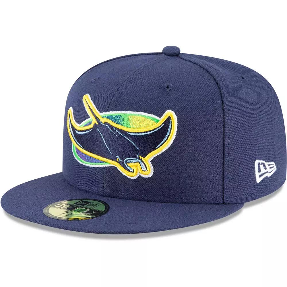 Men's New Era Navy Tampa Bay Rays Alternate Authentic Collection On-Field 59FIFTY Fitted Hat,  Product Image