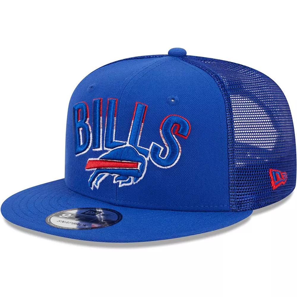 Men's New Era Royal Buffalo Bills Grade Trucker 9FIFTY Snapback Hat, Blue Product Image