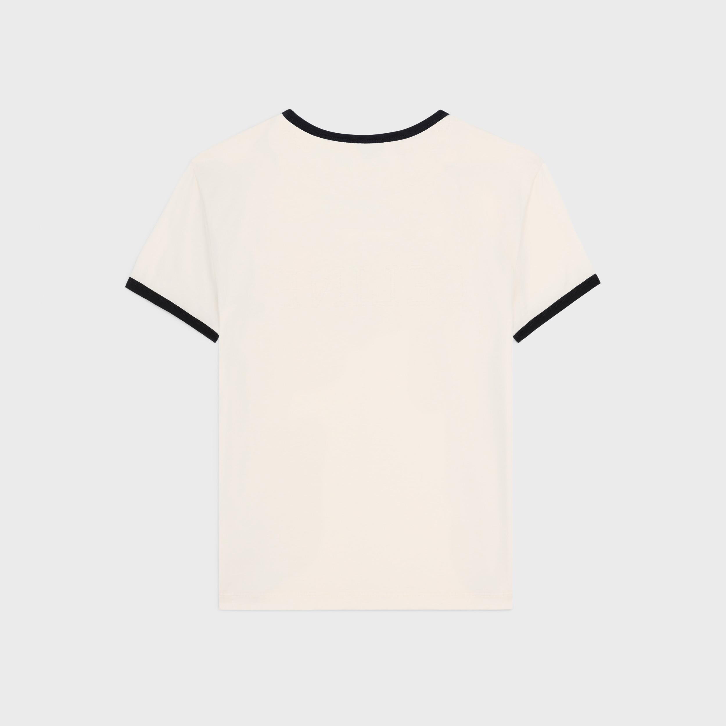celine regular t-shirt in cotton jersey Product Image