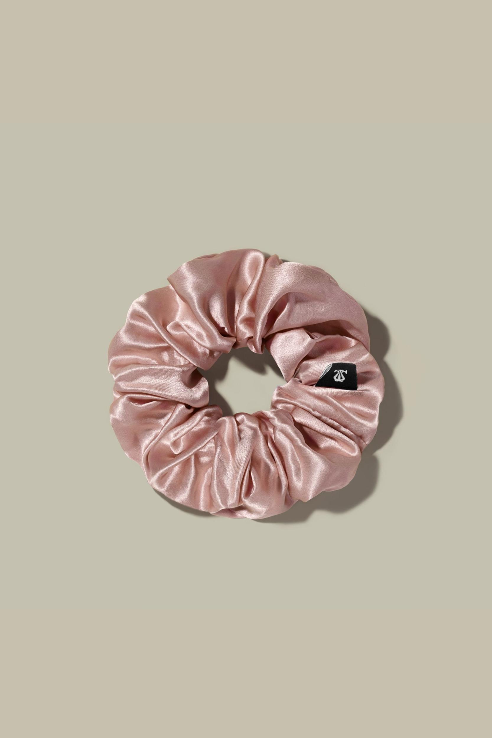 Large Classic Silk Scrunchies Set Product Image