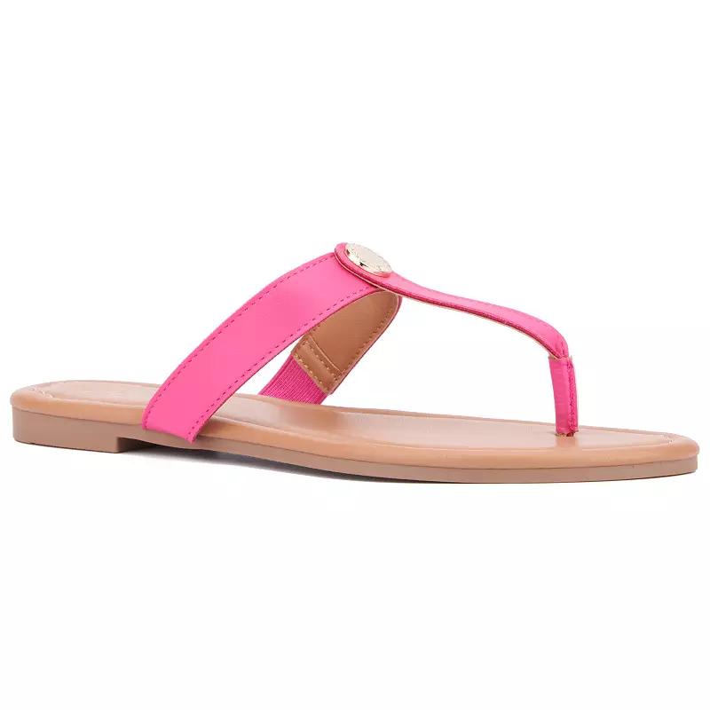 New York & Company Adonia Womens Thong Sandals Product Image