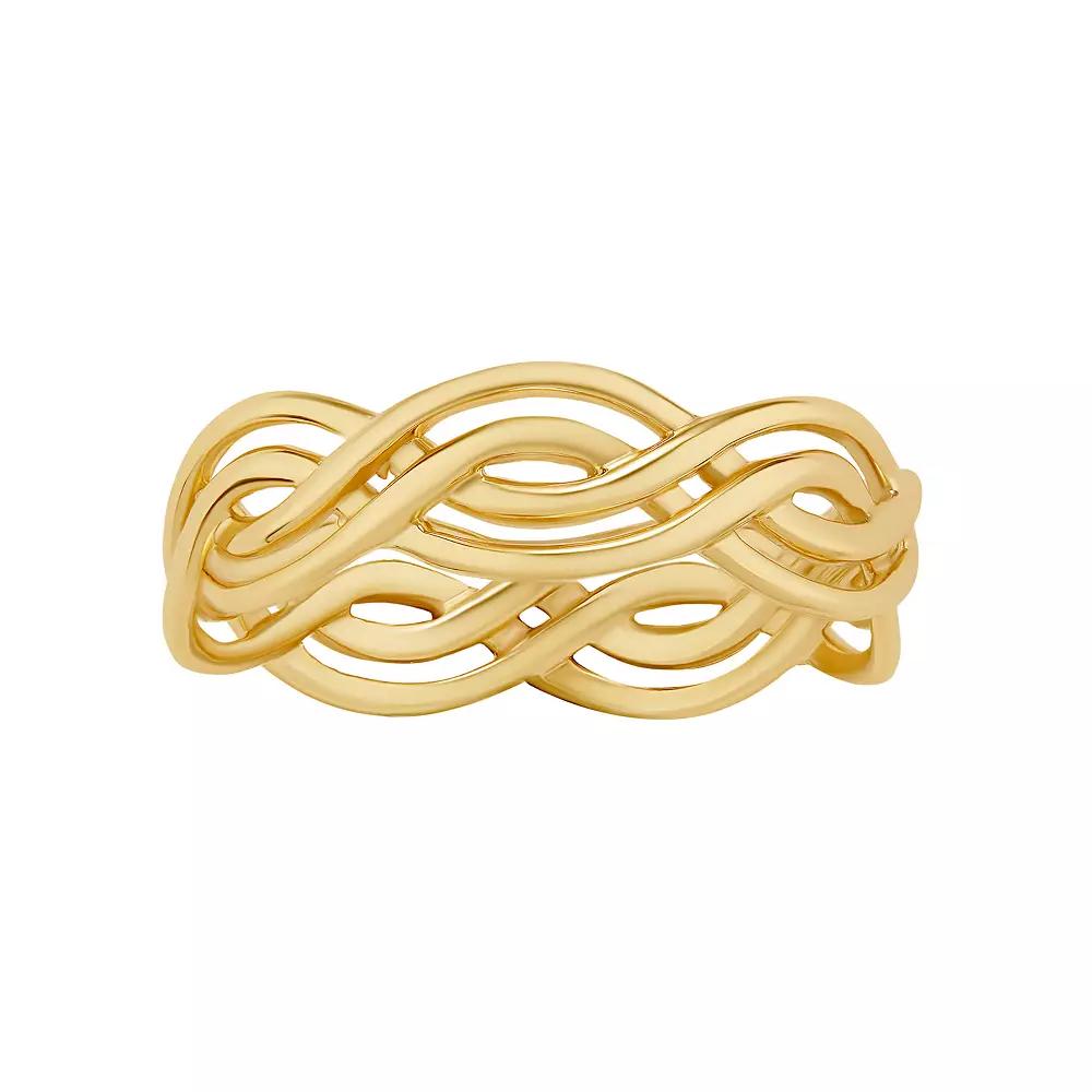 PRIMROSE Sterling Silver Interwoven Ring, Women's,  Product Image