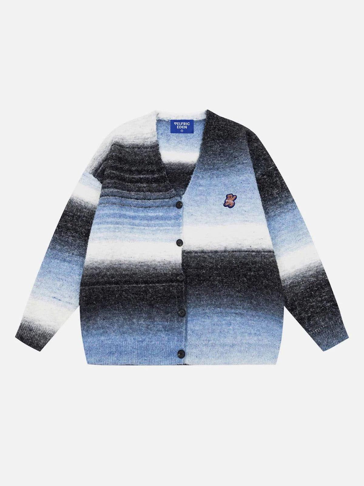 Aelfric Eden Applique Embroidery Gradient Cardigan Product Image