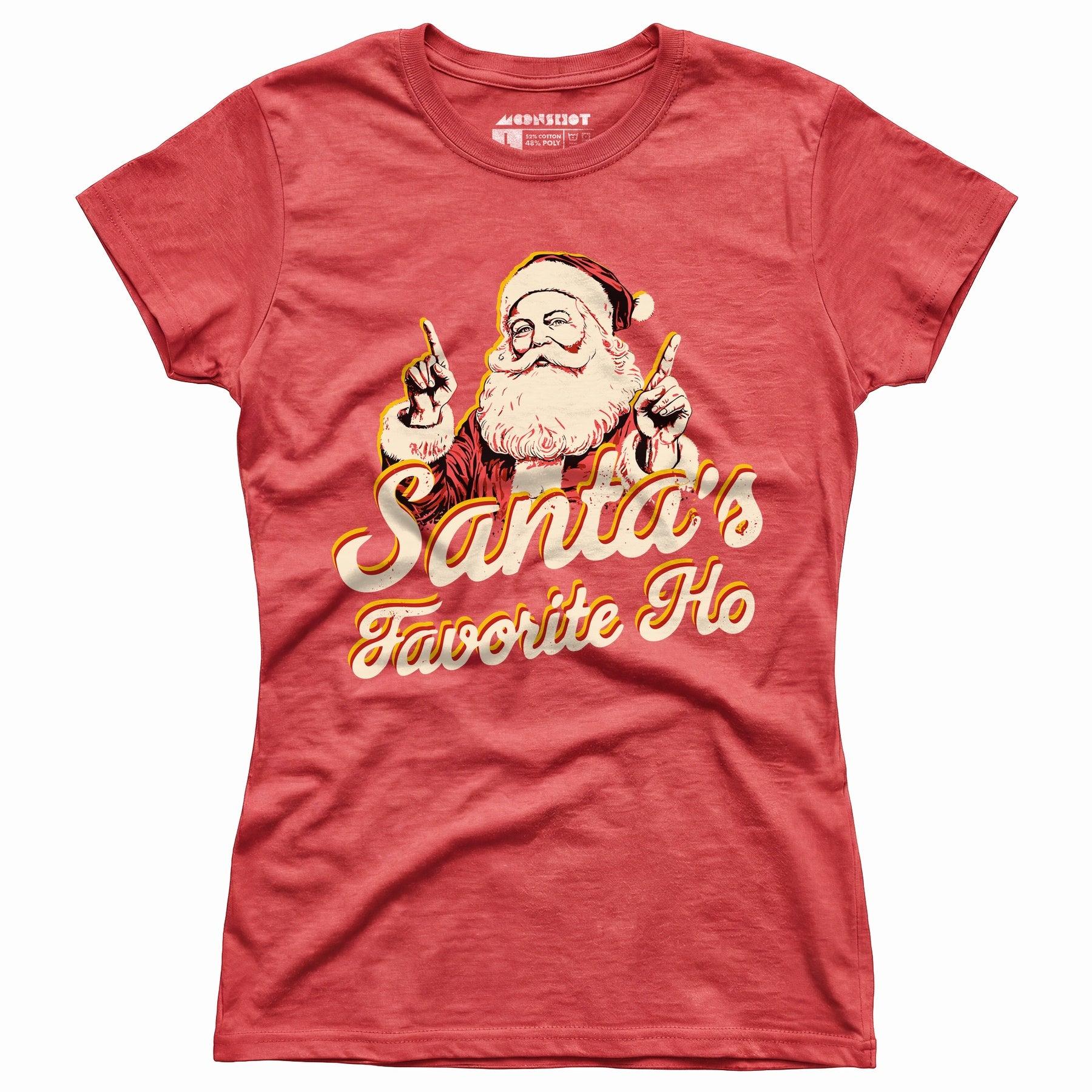 Santa's Favorite Ho - Women's T-Shirt Female Product Image