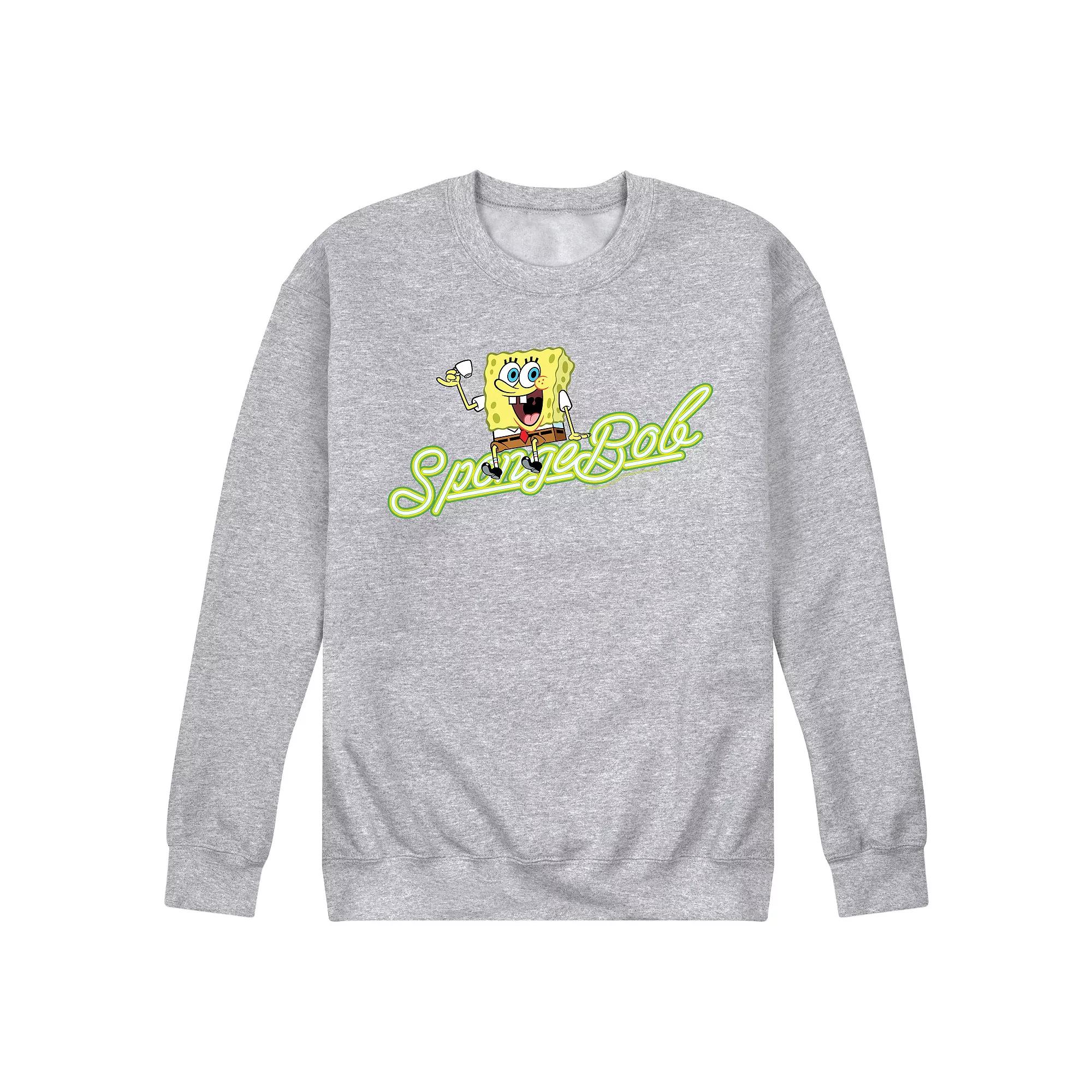 Men's SpongeBob SquarePants Coffee Break Sweatshirt,  Product Image