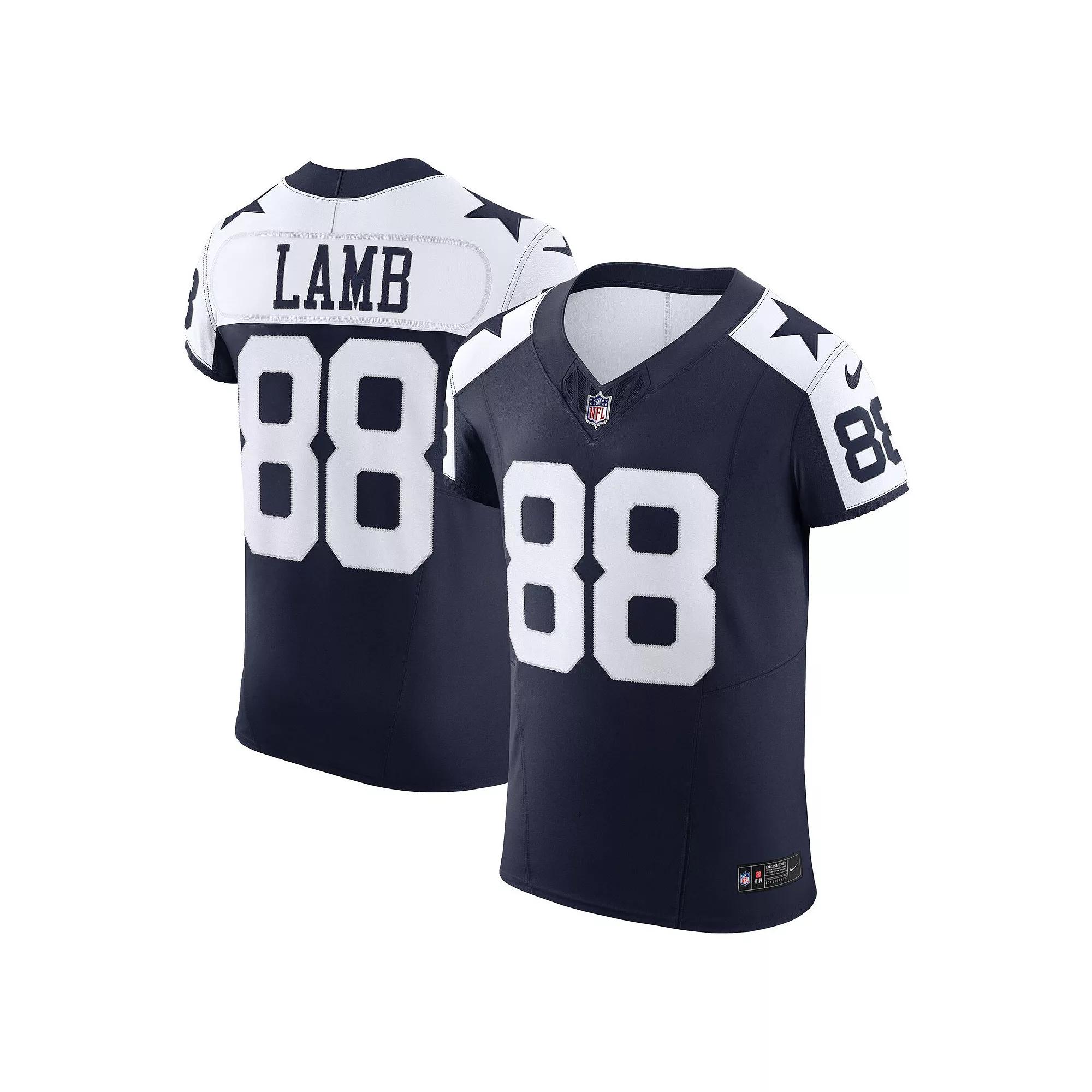 Men's Nike CeeDee Lamb Navy Dallas Cowboys Alternate Vapor F.U.S.E. Elite Jersey, Size: 56, Blue Product Image