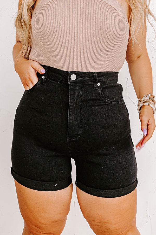 Risen The Lilliana High Waist Shorts Curves Product Image