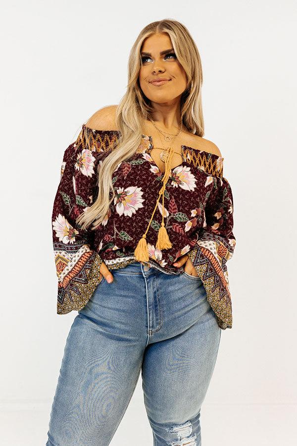 Chic Delights Floral Top  Curves Product Image