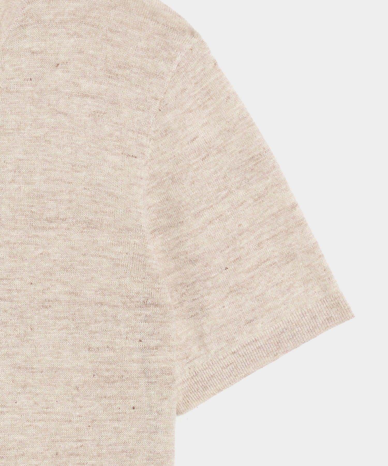 Relaxed Linen Sweater Tee Product Image
