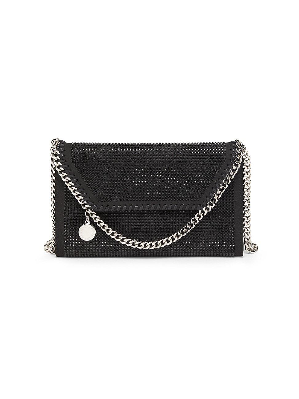 Womens Crystal Hotfix Mini Crossbody Bag Product Image