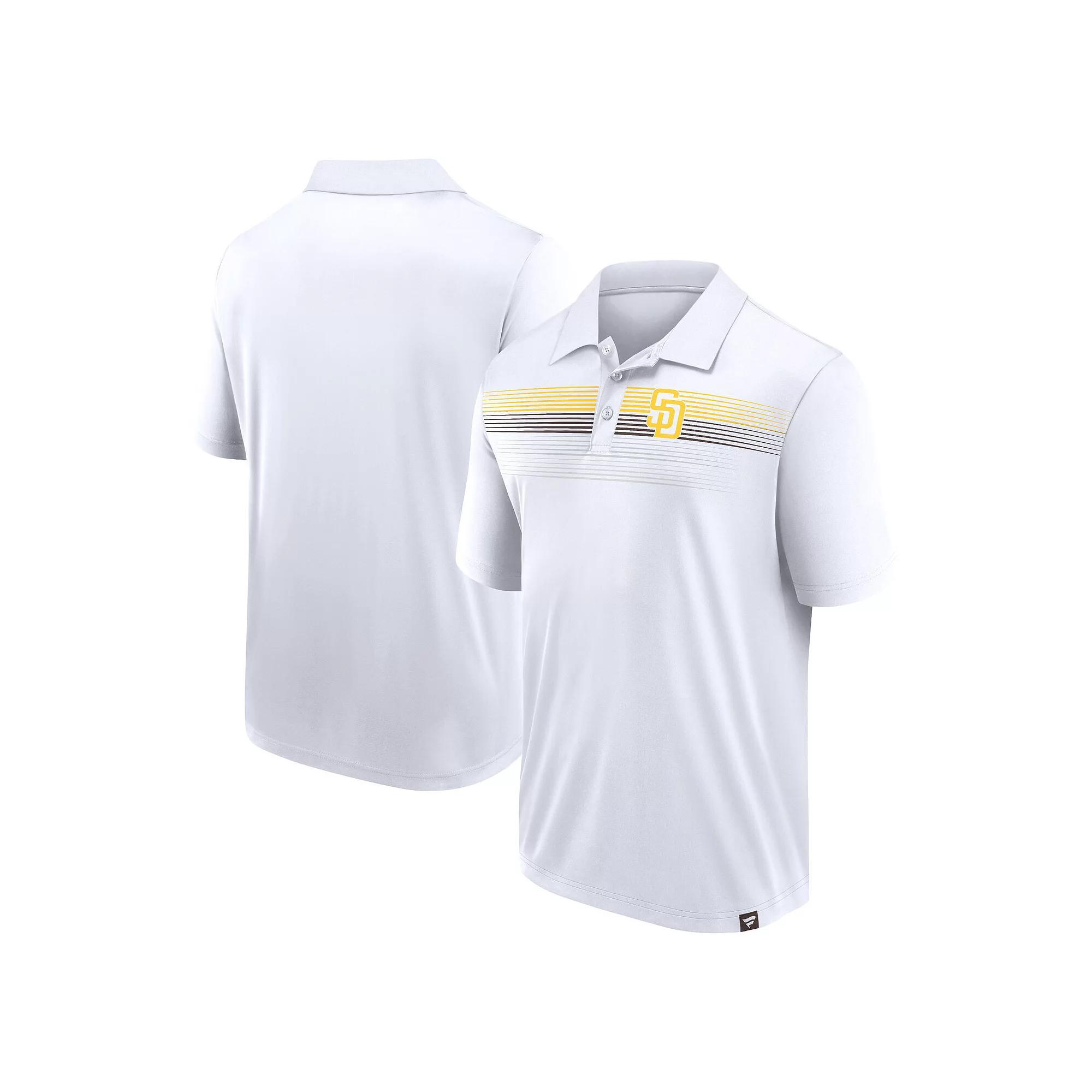 Men's Fanatics Branded White San Diego Padres Big & Tall Victory For Us Interlock Polo,  Product Image
