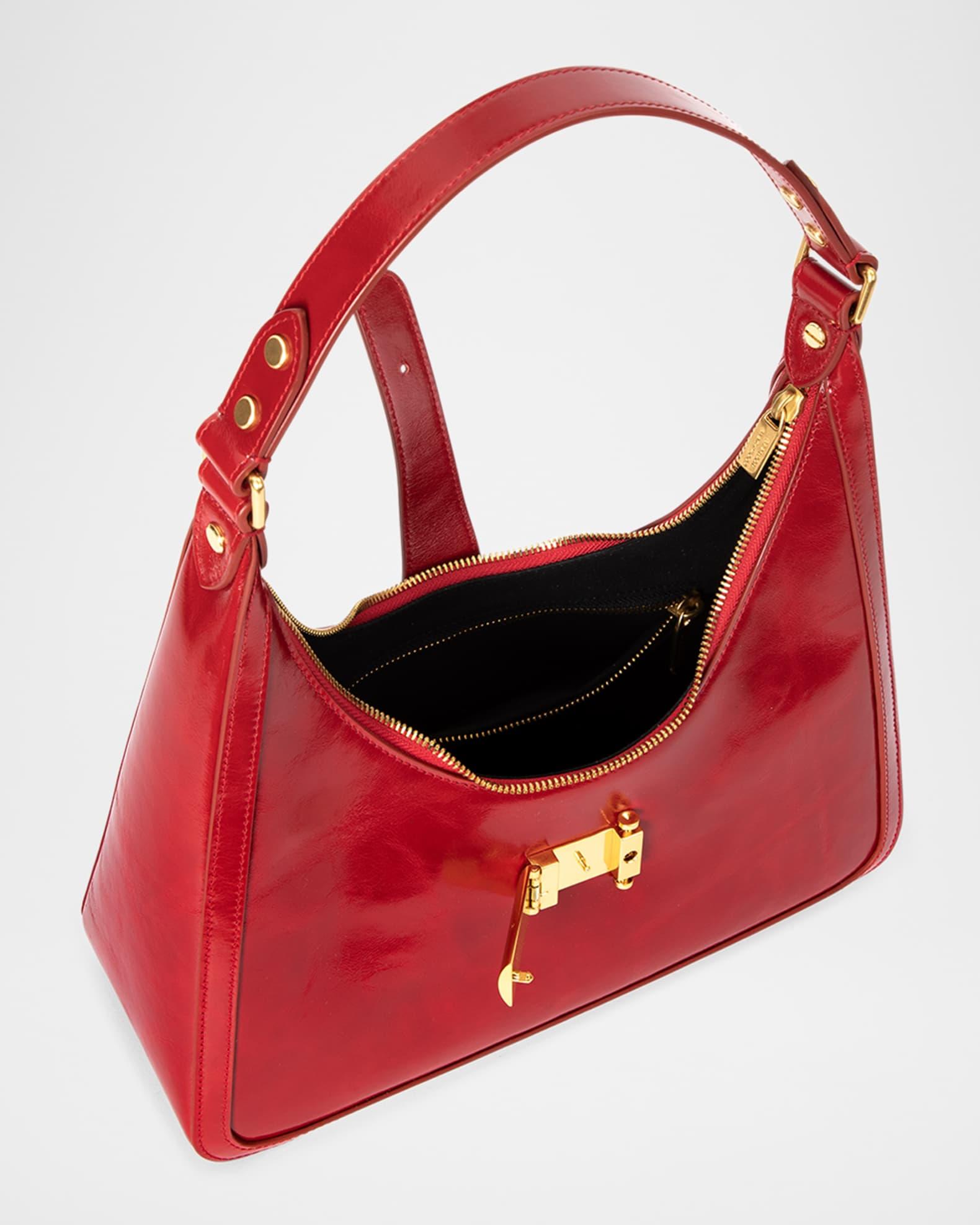 Sara Zip Leather Shoulder Bag Product Image