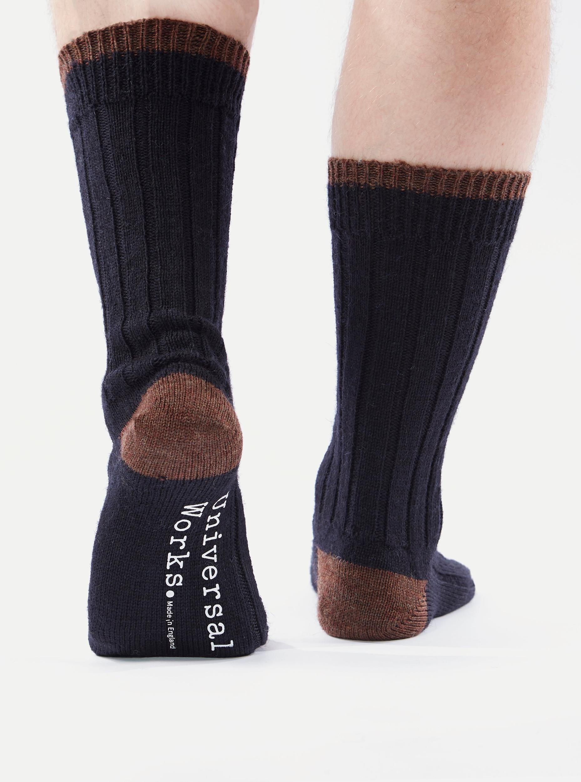 Navy Wool Hike Sock Product Image