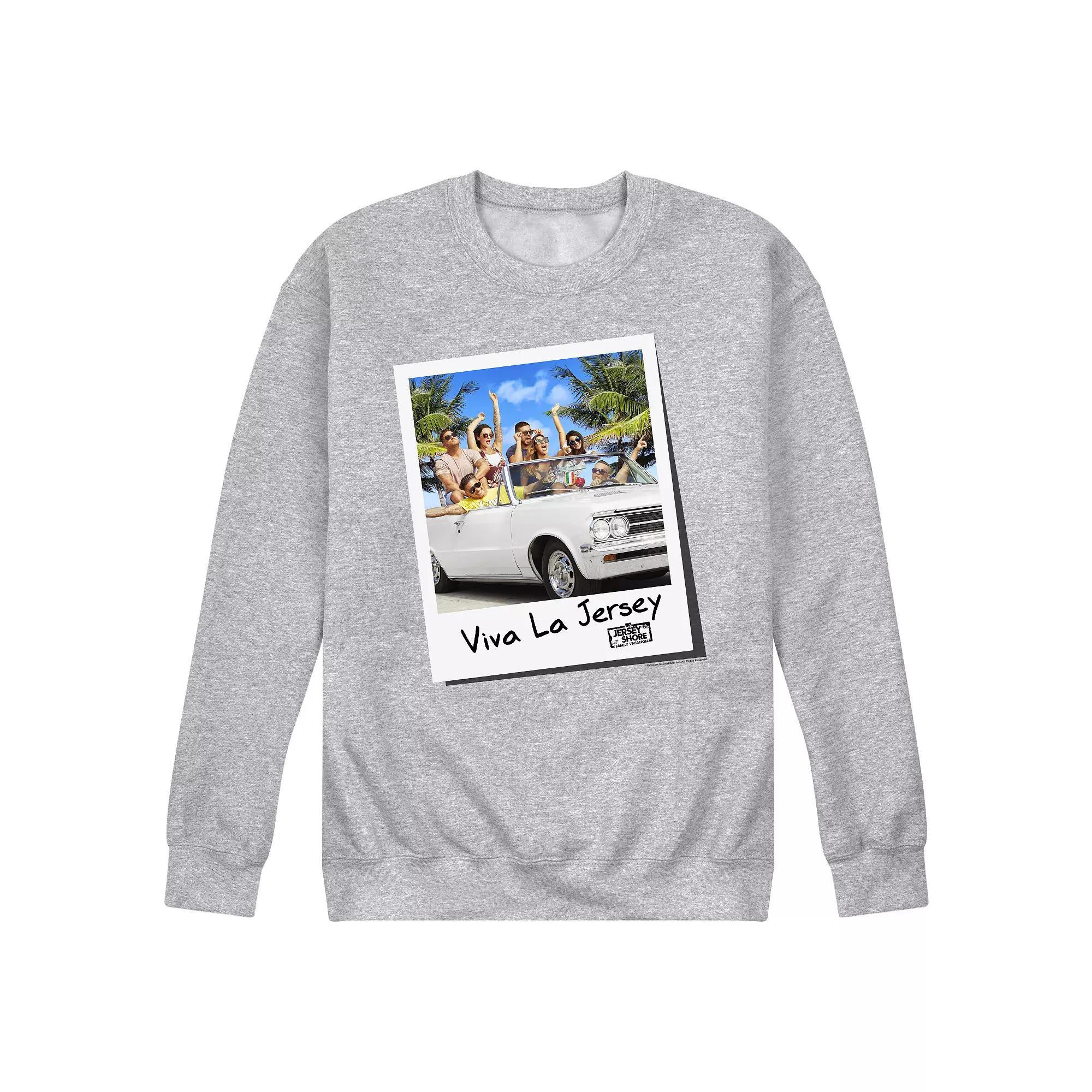 Men's Jersey Shore Viva La Jersey Graphic Fleece,  Product Image