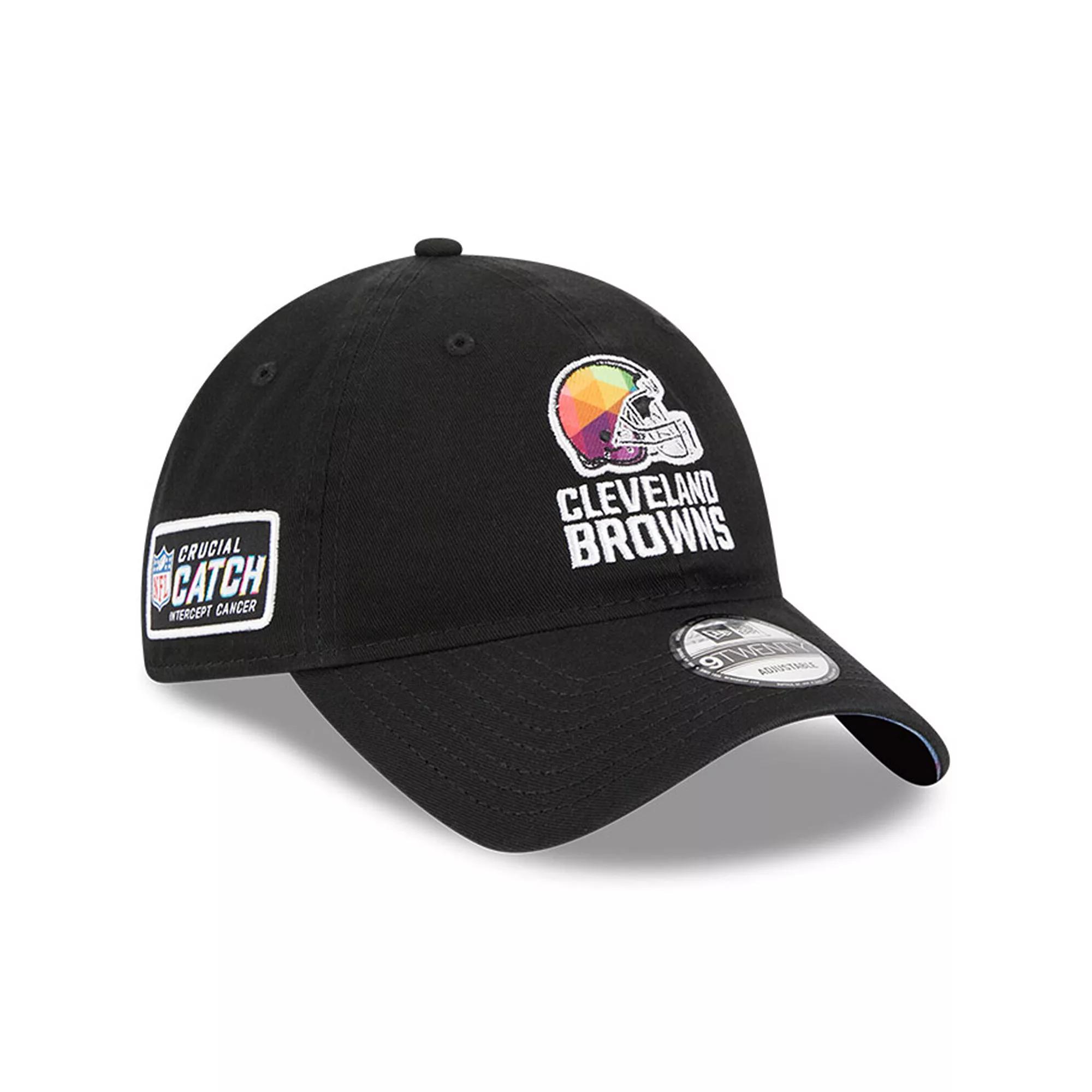 Men's New Era Black Cleveland Browns 2023 NFL Crucial Catch 9TWENTY Adjustable Hat Product Image