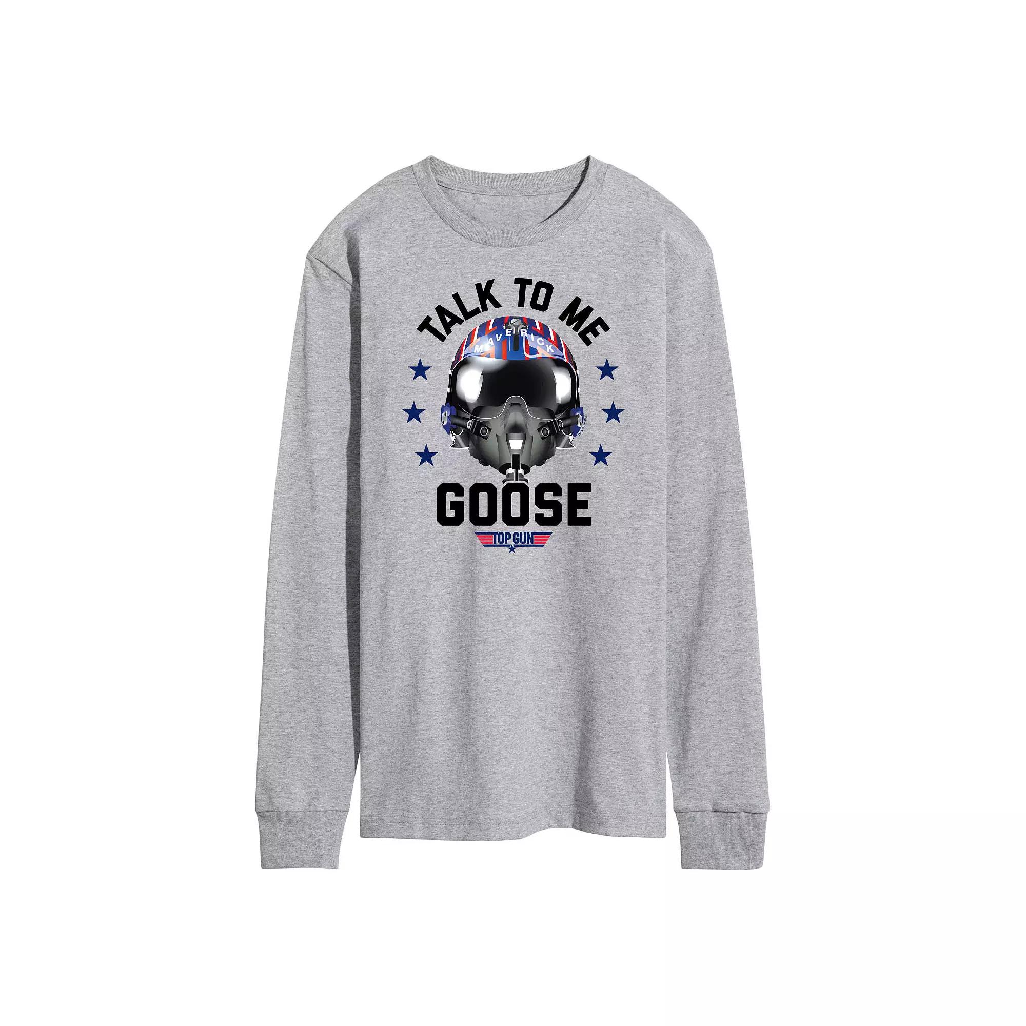 Men's Top Gun Talk To Me Goose Long Sleeve Tee,  Product Image