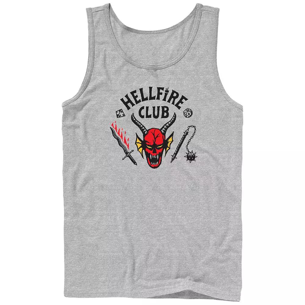 Men's Netflix Stranger Things Hellfire Club Logo Graphic Tank Top,  Product Image