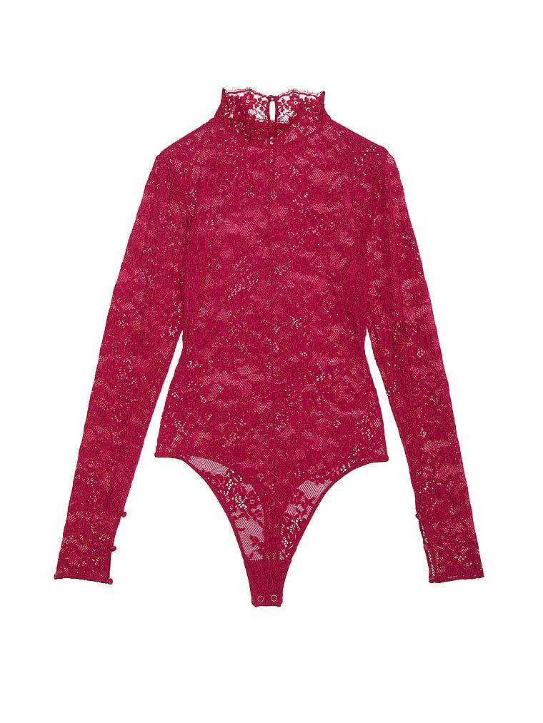 Lace Long-Sleeve Bodysuit Product Image