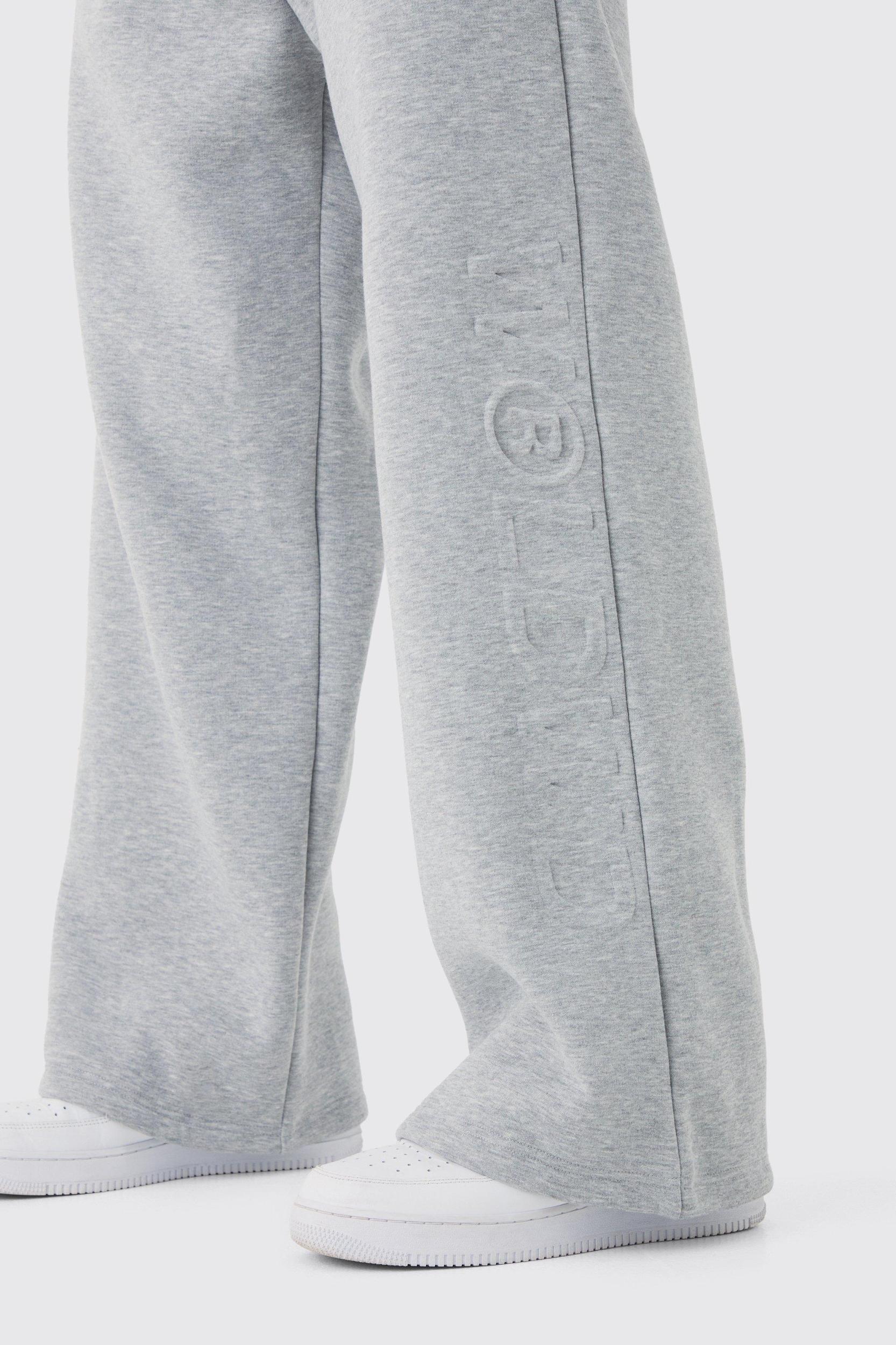 Embossed Worldwide Wide Leg Sweatpants | boohooMAN USA Product Image