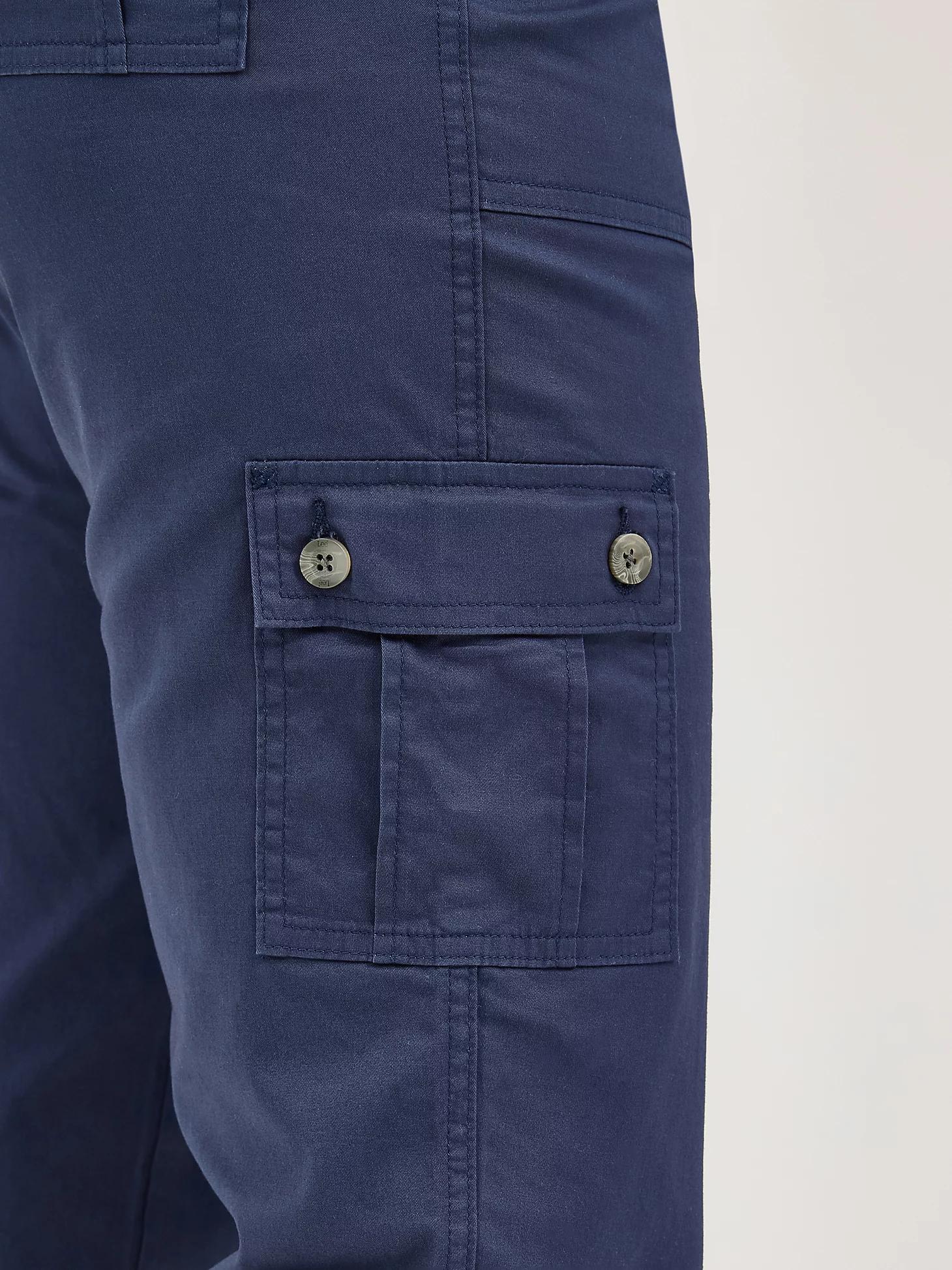 Women's Ultra Lux Comfort with Flex-to-Go Relaxed Fit Cargo Capri | Women's Capris & Crops | Lee® Product Image