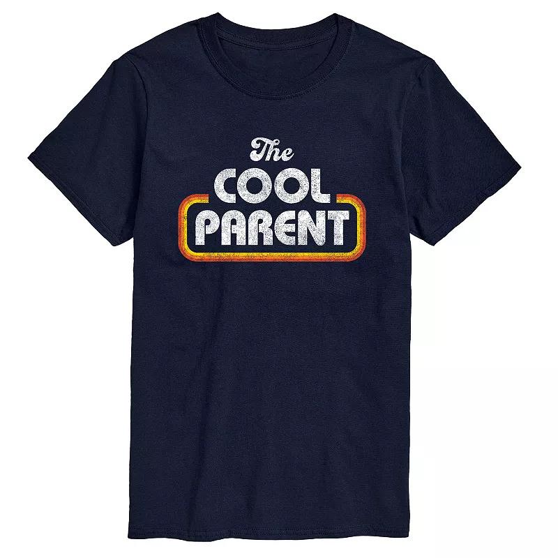 Big & Tall "The Cool Parent" Retro Graphic Tee, Men's,  Product Image