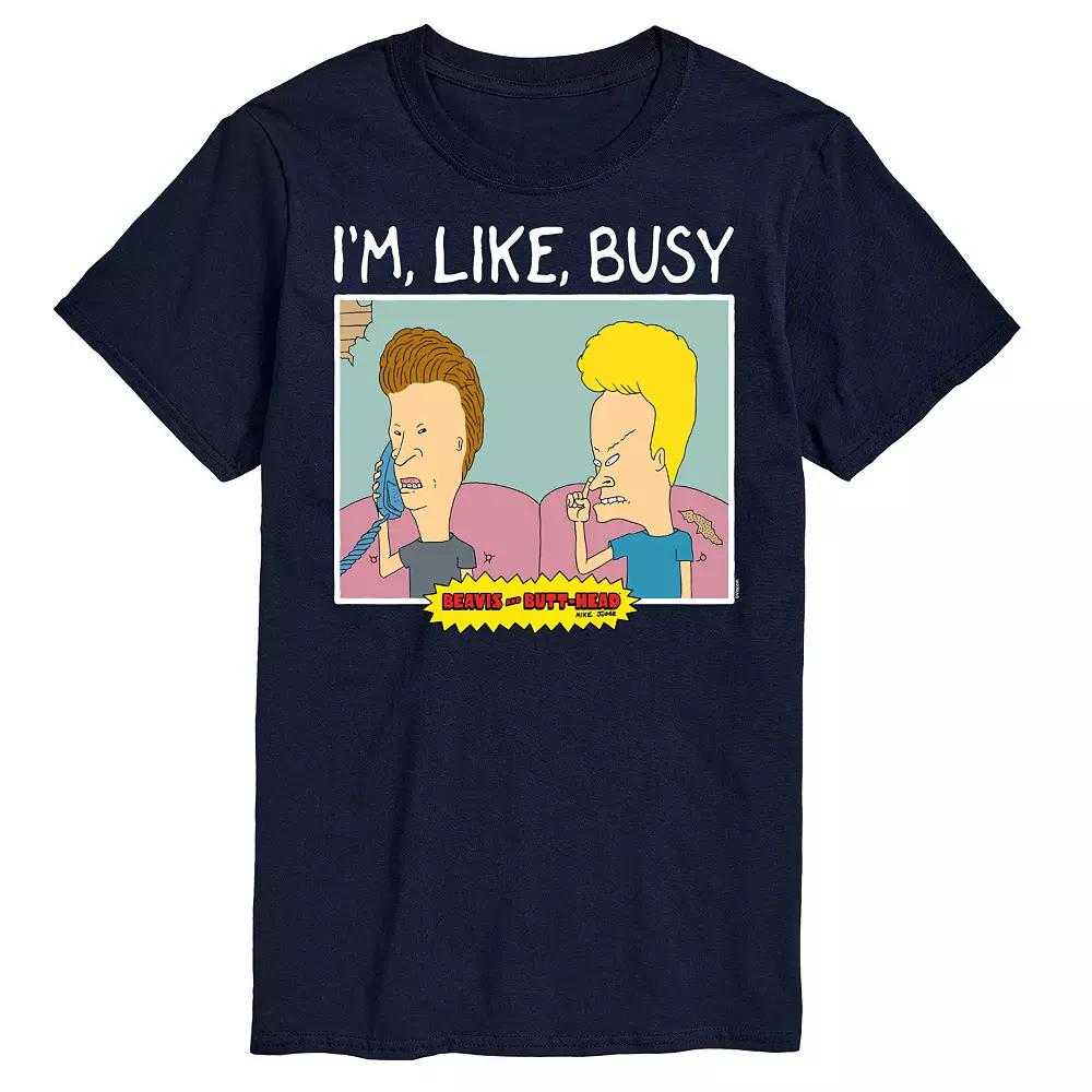 Men's Beavis And Butthead I'm Like Busy Tee,  Product Image