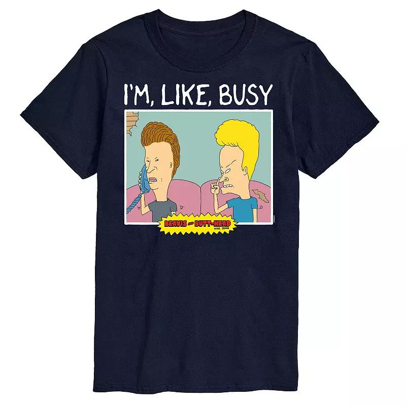 Men's Beavis And Butthead I'm Like Busy Tee,  Product Image