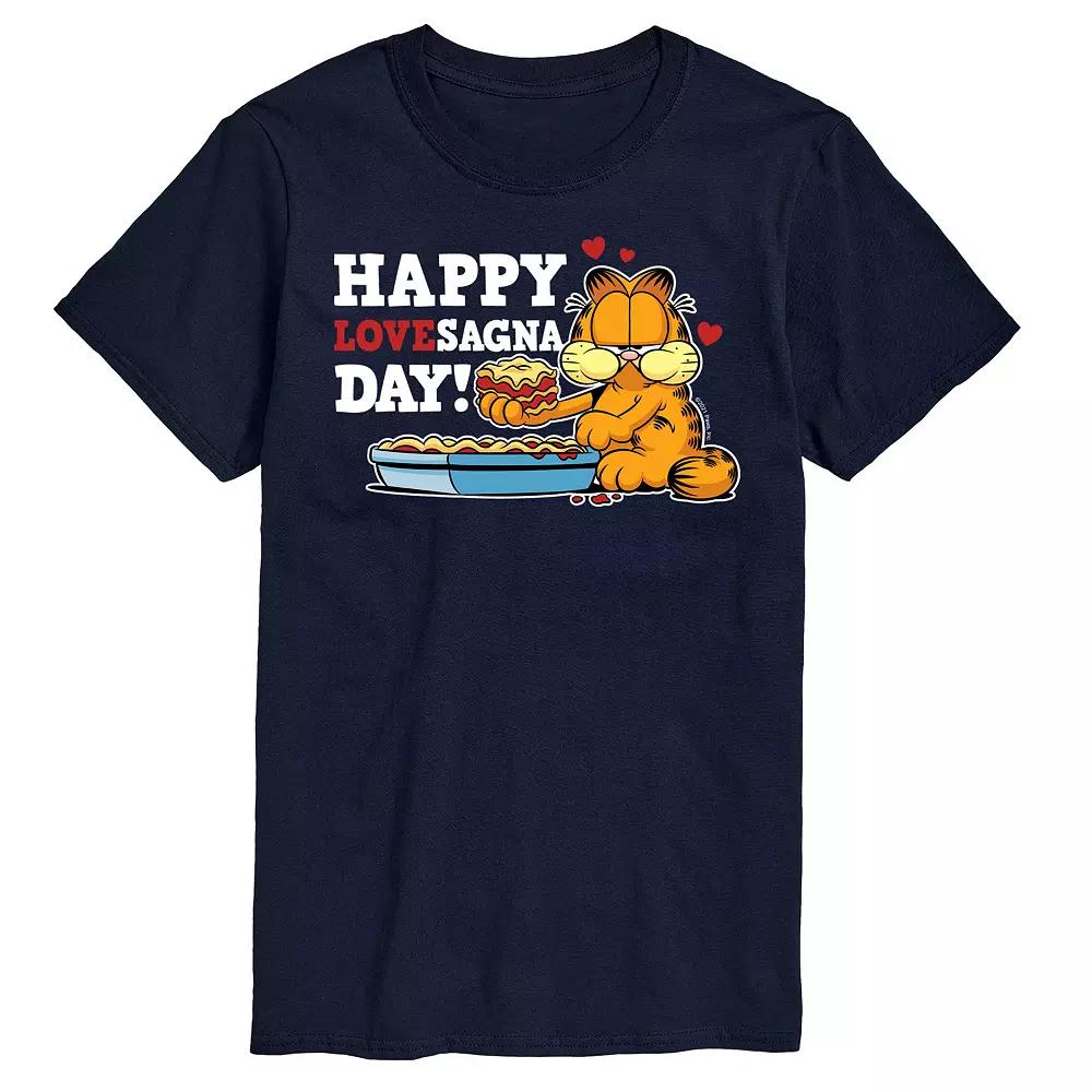 Big & Tall Garfield Lovesagna Day Tee, Men's,  Product Image